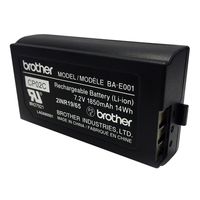 Brother BA-E001 Rechargeable Lithium Ion (Li-ion) Battery for P-touch Label Makers