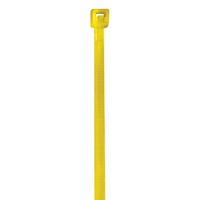 Aviditi Nylon Cable Tie, 4" L x 3/32" W, Yellow, Case of 1000 (CT422C)