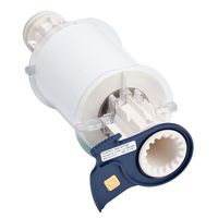 Brady 13538 PowerMark 50' Length x 4" Width, B-580 Vinyl Film, White Indoor/Outdoor Tape