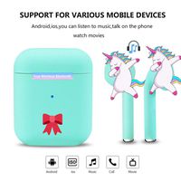 Wireless Bluetooth 5.0 Earbuds i12 inPods Touch Headphones with Charging Box TWS Headset (Green i12)
