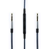 NewFantasia 3.5mm to 3.5mm Male Audio Cable Compatible with Skullcandy Hesh, Hesh 2, Hesh3, Crusher, Grind Headphones, Remote Volume Control Mic Compatible with iPhone iPod Apple Devices