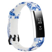 honecumi Replacement Floral Wrist Strap Compatible with Fitbit Alta/Alta HR Pattern Watch Bands for Men Women Adjustable Fitbit Alta HR Band with Metal Clasp