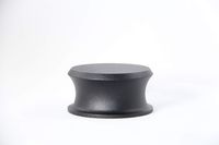 Hudson Hi-Fi BigBen Record Weight Stabilizer with Protective Leather Pad - 13-Ounce Vinyl Turntable Weight - Durable & Stylish LP Stabilizer - Fits Any Turntable - Black Matte