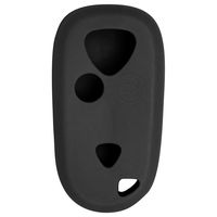 Keyless2Go New Silicone Cover Protective Case for Remote Key Fobs with FCC E4EG8D-444H-A - Black