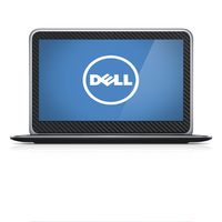 Black Carbon Fiber Skin Decal wrap Skin Case for Dell XPS 12 12.5" 2 in 1 Laptop