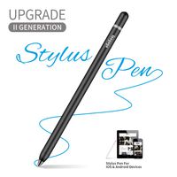 Stylus Pen for Touch Screens - Rechargeable Fine Point Capacitive Stylus Pen for Apple iPad Pro/iPad Air/iPhone Series, Samsung(Galaxy Note 8/9 etc.), Huawei,HTC,No Need Pairing (Black)