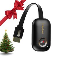 4K HDMI Wireless Display Dongle - 2.4G WiFi HDMI Adapter Connector Support Airplay DLNA Miracast for iOS Android/Windows/Mac