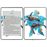 MightySkins Skin Compatible with Amazon Kindle Paperwhite 2018 (Waterproof Model) - Turtly Cool | Protective, Durable, and Unique Vinyl Decal wrap Cover | Easy to Apply, Remove| Made in The USA