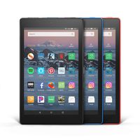Fire HD 8 3-Pack, 16GB - Includes Special Offers (Black/Marine Blue/Punch Red)