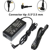 65W AC Adapter Battery Charger for Toshiba Satellite C55 C655 C850 C50 L755 C855D L655 L745 P50 C55D S55;Toshiba Portege Z30 Z930 Z830 Satellite Radius 11 14 15 DC Power Supply Cord