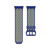 Fitbit Ionic Accessory Sport Band, Blue/Yellow, Large