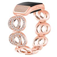 Nigaee For Fitbit Charge 2 Bands Small Large, Stainless Steel Fitbit Bands Charge 2 Fitbit Charge 2 Replacement Band Fitbit Charge 2 Wristband Fit bit Charge 2 Bands For Women Men Bangle 4 Rose Gold