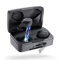 Bluetooth 5.0 Wireless Earbuds, CRESOND CS007 104H Playtime IPX8 Waterproof TWS Stereo Headphones in-Ear Built-in Mic Headset Premium Sound with Deep Bass for Sport with 2600mAh Charging Case