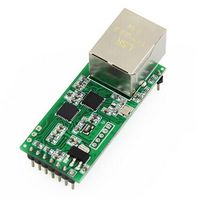 USRIOT USR-TCP232-T2 Tiny Serial Ethernet Converter Module Serial UART TTL to Ethernet TCPIP Module Support DHCP and DNS