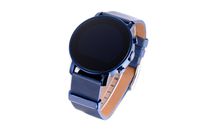 Sanoxy Smartwatch Phone with SIM Card, Camera, Genuine Leather Wrist Band -Blue Sapphire