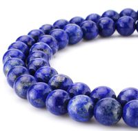 1 Strand Top Quality Natural Grade A Lapis Lazuli Gemstone 8mm Round Loose Stone Beads (~ 44-47pcs) for Jewelry Craft Making GY20-8