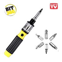 Pw Bit 360 Screwdriver 6-in-1 Magnetic Screwdriver_As Seen on TV（6 Typical Heads）