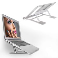 Adjustable Laptop Stand: YOSHINE Aluminum Cooling Computer Stand Ergonomic Laptop Holder Portable Laptop Riser Desk Notebook Sand for Apple Mac MacBook Pro/Air iPad Tablet, All Notebooks up to 15.6"