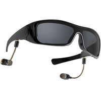 Forestfish Black Sunglasses with Wireless Blue Tooth Headset Stereo Headset Music Player Sunglasses for Smart Phones or Blue Tooth Function,Black