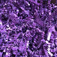 Black Cat Avenue 2 LB Plum Purple Crinkle Cut Paper Shred Filler for Gift Wrap and Basket Filler