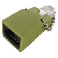 Shaxon Loopback Adapter RJ48C Jack & RJ45 Male, Khaki Green (MATELFM-AG-B)