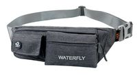 Waterfly Fanny Pack Slim Soft Polyester Water Resistant Waist Bag Pack for Man Women Carrying iPhone 8 Samsung S6