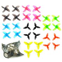 Happymodel Mobula 7 Propeller Set 40mm 4-Blade 3-Blade Props Color Set with Camera Cover for FPV Racing Drone Quadcopter