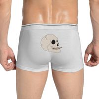 BAPALA Skull Bone Cigarette Men's Comfort Stretch Seamless Boxer Briefs Underwear