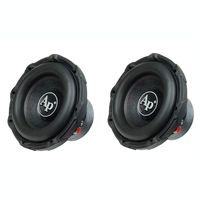 AudioPipe TXX-BD2-10 High Power 1200W 10" 4 Ohm DVC Car Subwoofer, (2 Pack)