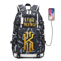 AUGYUESS Basketball Player Star Backpack School Bag Daypack Bookbag Shoulder Bag Laptop Bag (Irving 6)