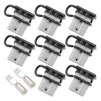 LITE-WAY 6-10 Gauge Battery Quick Disconnect/Connector Kit - 50A(12-36V) 8pcs Quick Connect/Disconnect Wire Harness Plug for Recovery Winch Trailer Driver Electrical Devices, 1 Year Warranty