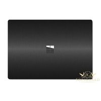 SopiGuard for Microsoft Surface Laptop Carbon Fiber Top and Bottom Panel Precision Edge-to-Edge Coverage Easy-to-Apply Vinyl Skins (Brushed Black)