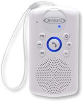 JENSEN SMPS-640 Water-Resistant Bluetooth Speaker with Hanging Strap and Rechargeable Battery