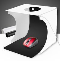 Shooting Tent, Portable LED Photo Shoot Tents - Mini Studio Box Foldable Photography Kit with Lights