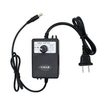 AUTOTOOLHOME AC to DC Adapter 3-12V 1A Adjustable Power Supply Adapter Motor Speed Controller