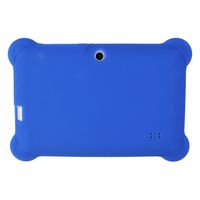 IKASEFU(TM) Thick Shockproof Cute Silicone Defender Protective Back Cover case Compatible with 7" Chromo,Dragon Touch Y88,NeuTab N7,TouchTab 7" X2,ZTO N1,ZTO N1 Plus,Zeepad 7.0 (Style 5 Dark Blue)