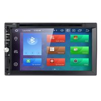 hizpo Android 9.0 Double Din 7 inch Car Navigation Universal Radio Support GPS Bluetooth Radio RDS Mirror Link USB TPMS OBD2 DVD Player