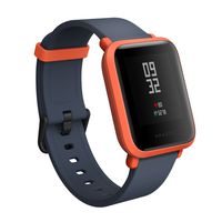 Amazfit BIP smartwatch by Huami with All-Day Heart Rate & Activity Tracking, Sleep Monitoring, GPS, 30-Day Battery Life, Bluetooth (Cinnabar Red), One Size