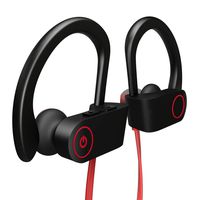 MUTANG Wireless Sports Bluetooth Headphones W/Mic Waterproof HD Stereo in Ear Earbuds 8 Hour Battery Noise Cancelling Headsets