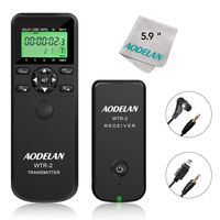 Wireless Remote Control Shutter Release Intervalometer with Lens Cloth for Nikon D750,D3200,D3300,D5000,D5300,D5600, D7200,D7500,Z6,Z7,D500,D850,Coolpix P1000. Replaces Nikon MC-36A,MC-DC2.