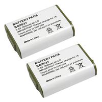 2 Pack Fenzer Cordless Phone Batteries for Panasonic HHR-P103 HHRP103