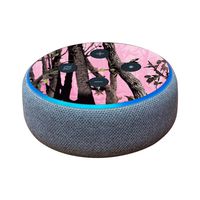 MightySkins Skin Compatible with Amazon Echo Dot (3rd Gen) - Pink Tree Camo | Protective, Durable, and Unique Vinyl Decal Wrap Cover | Easy to Apply, Remove, and Change Styles | Made in The USA