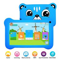 Kids Tablet, Android 9.0 Tablet for kids with WiFi 2GB+16GB Parents Control & Kids Mode Pre-Installed Kid-Proof Silicone Case Supported YouTube 7"IPS HD Display Kid Friendly and Use Friendly