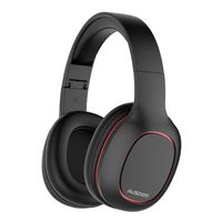 AUSDOM M09 Bluetooth Headphones Over Ear, Lightweight Wireless Headset with Microphone, Foldable and Adjustable Band, Soft Earpads, Volume Control, HD Sound Quality for Travel/Work/Cellphone, Black