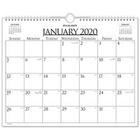 AT-A-GLANCE 2020 Monthly Wall Calendar, 15" x 12", Medium, Wirebound (997-1)