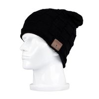 BearsFire Wireless Music Beanie Hat with Bluetooth Headphones Headset Earphone Speaker Mic Unisex Winter Warm Knit Hats Thick Skull Cap for Men Women