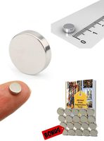 Fine Clutter Brushed Nickel Pawn Style Fridge Magnets, Office Magnets, Dry Erase Board Magnets, Refrigerator Magnets, Whiteboard, Map, Magnetic Pins (Pack of 30) (Disc, Silver)