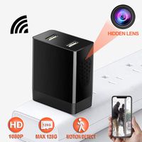 Spy Camera - Wireless Hidden Camera with Remote Viewing & Motion Detection for Outlet/Power Strip Security Surveillance - HD 1080P USB Charger Camera with H.264 - No Audio