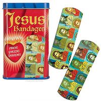 Jesus Adhesive Bandages 15 ct Tin w/Free Prize
