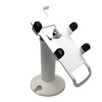 Swivel and Tilt First Data FD-35 & Clover FD-40 Terminal Stand, Screw-in and Adhesive (White)